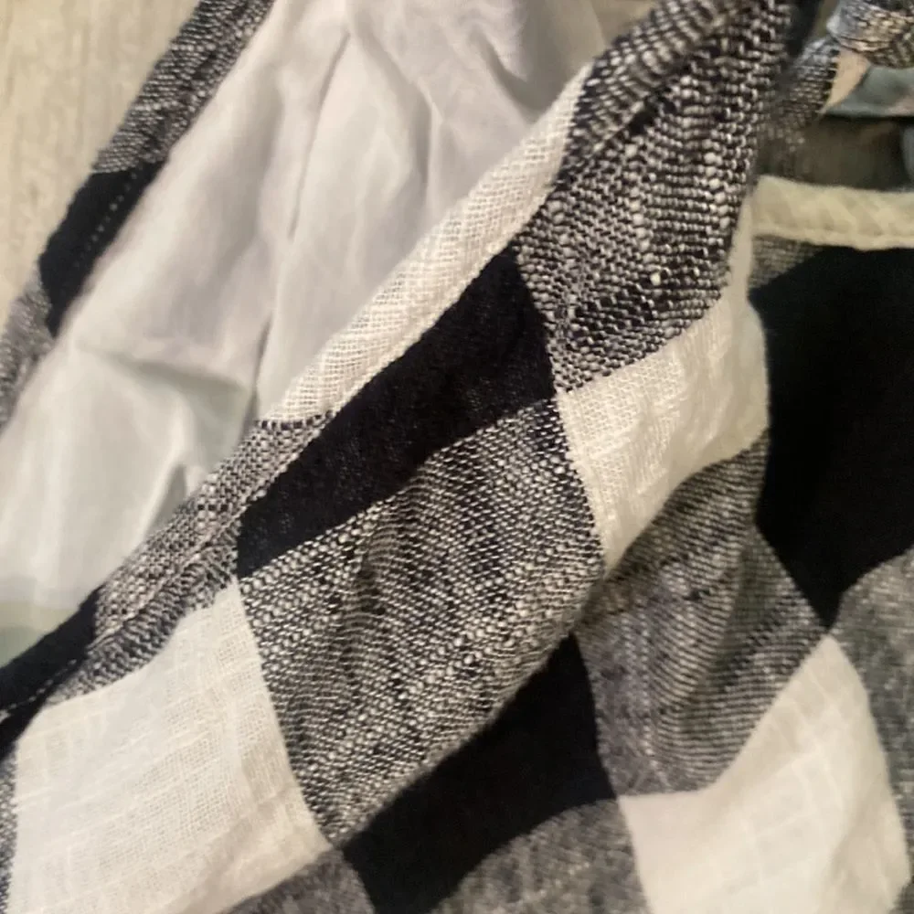 Philosophy Black and White Checkered Dress, Size  4 - Picture 5 of 8